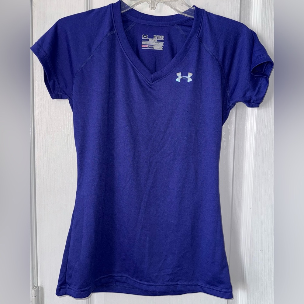 Under Armour Violet Athletic Performance Top Size XS